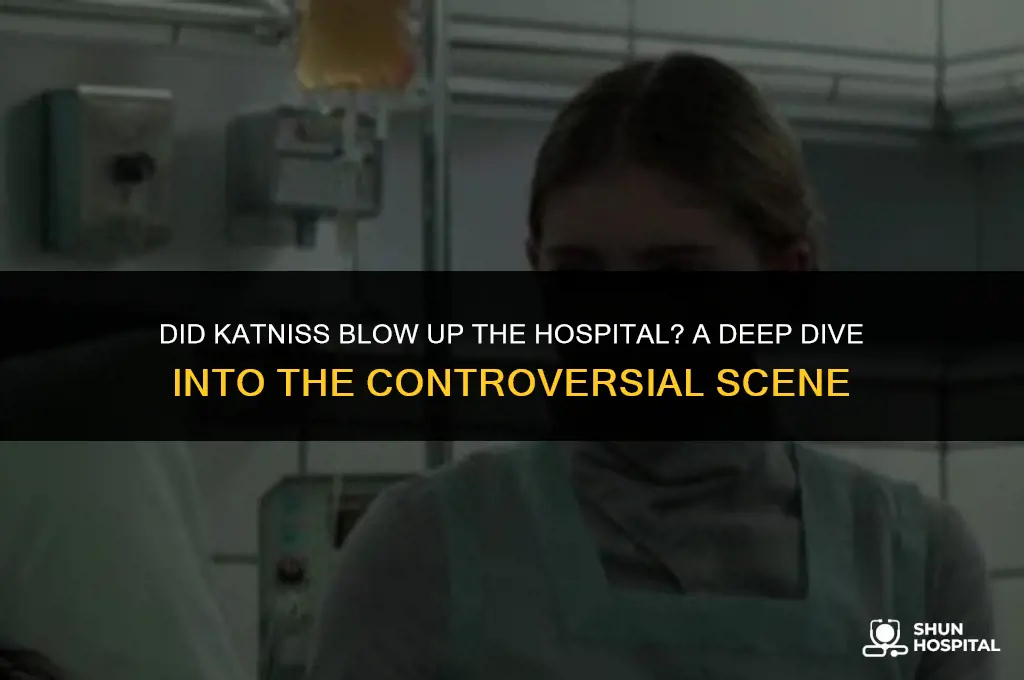 did katniss blow up the hospital