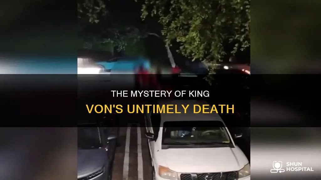 did king von die at the hospital