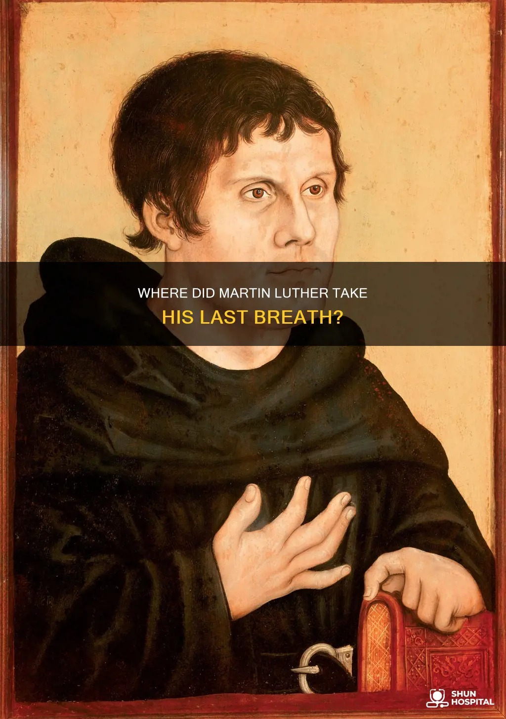 did martin luther die in the hospital