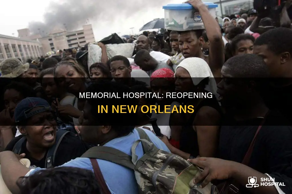 did memorial hospital in new orleans reopen
