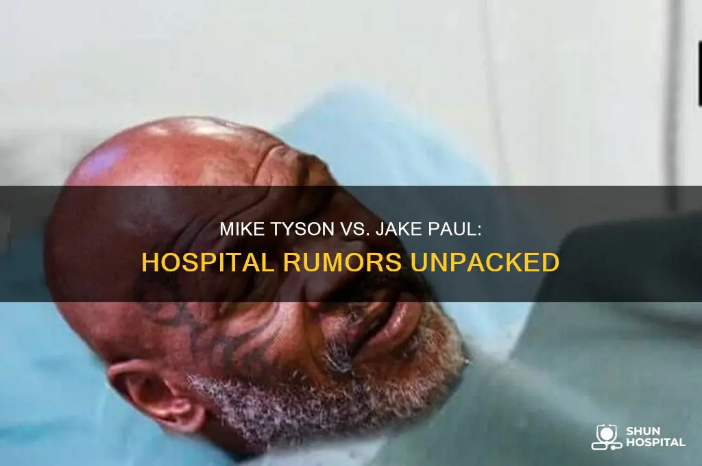 did mike tyson put jake paul in the hospital
