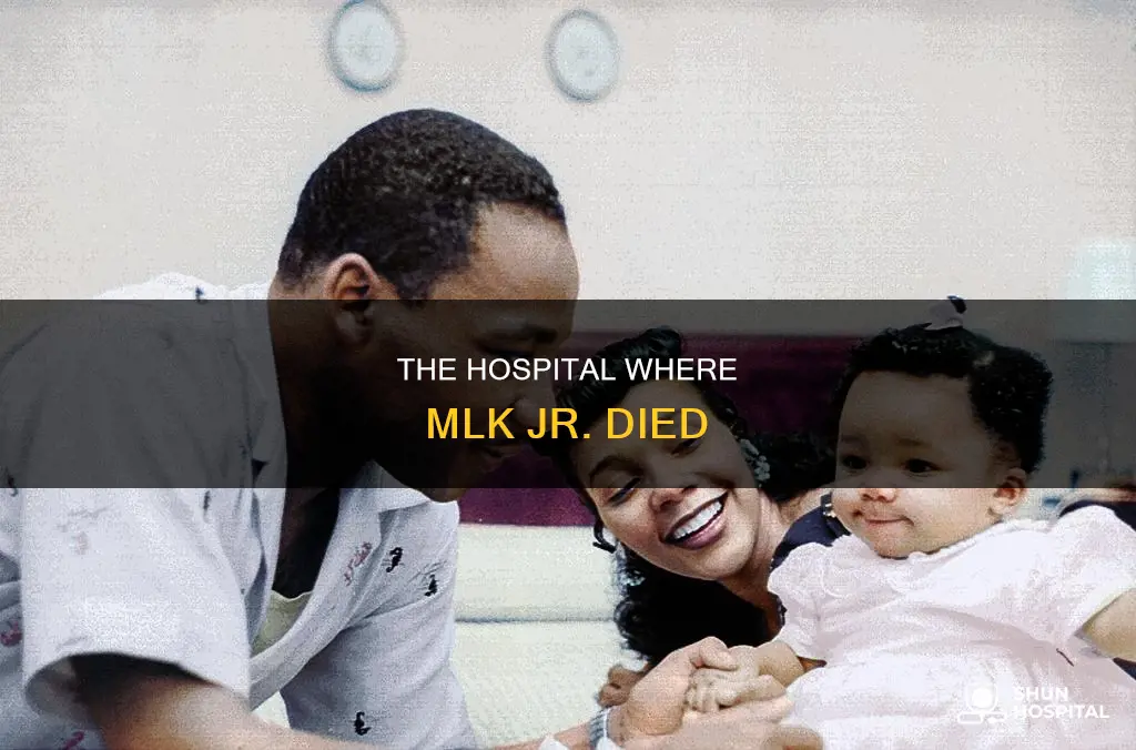 did mlk jr die in the hospital