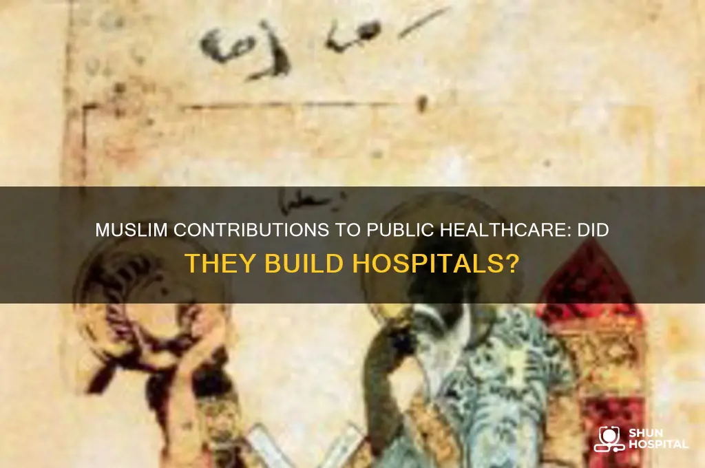 did muslim build public hospitals
