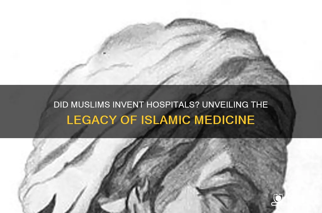 did muslims invent hospitals