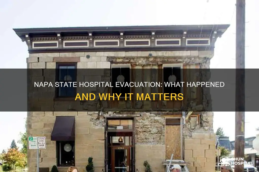 did napa state hospital evacuation
