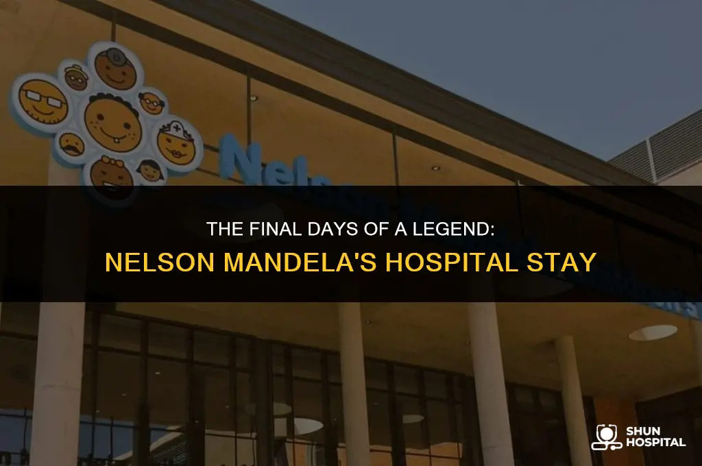 did nelson mandela die in hospital