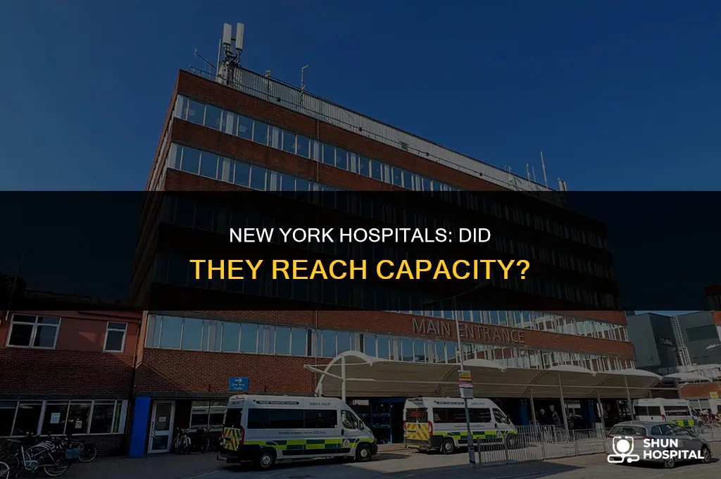 did new york hospitals reach capacity