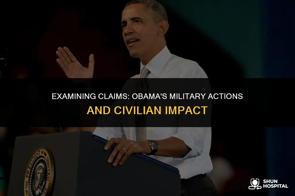 did obama bomb schools and hospitals