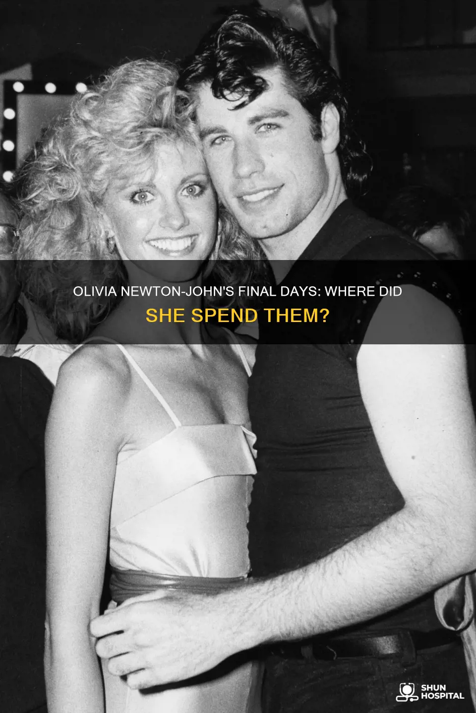 did olivia newton john die in hospital