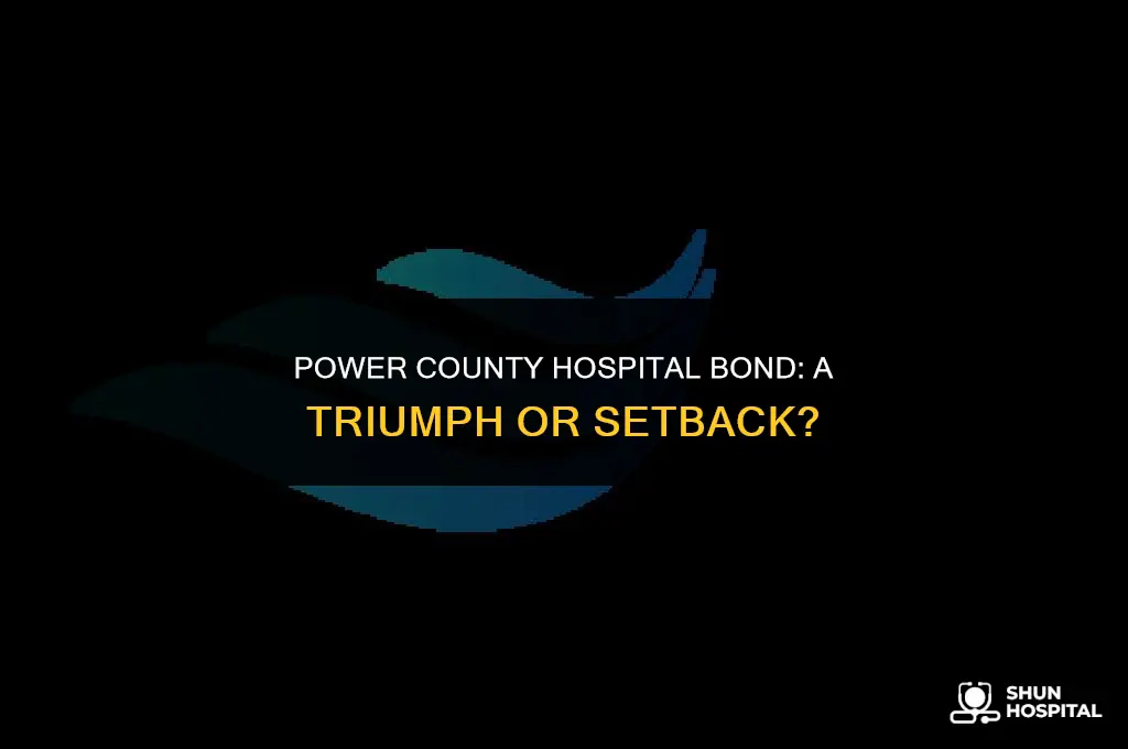 did power county hospital bond pass