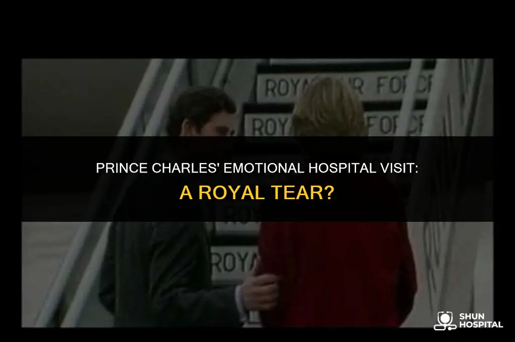 did prince charles cry at hospital