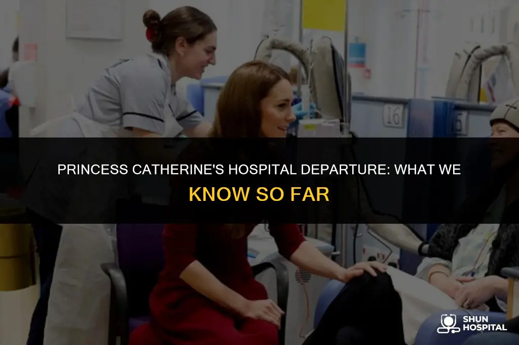 did princess catherine leave the hospital