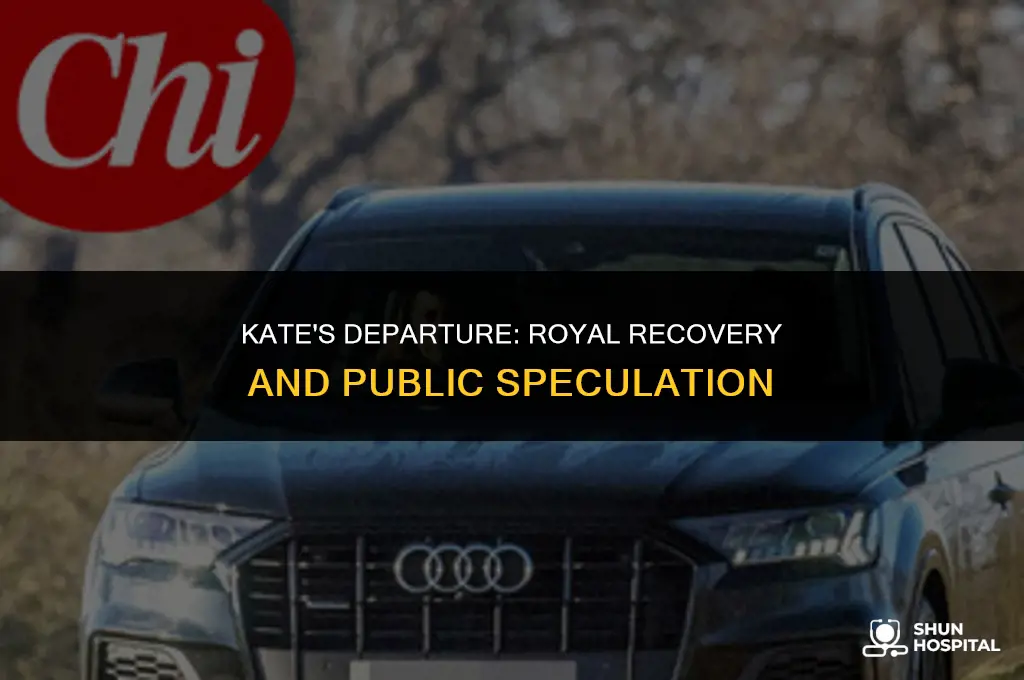 did princess kate leave the hospital