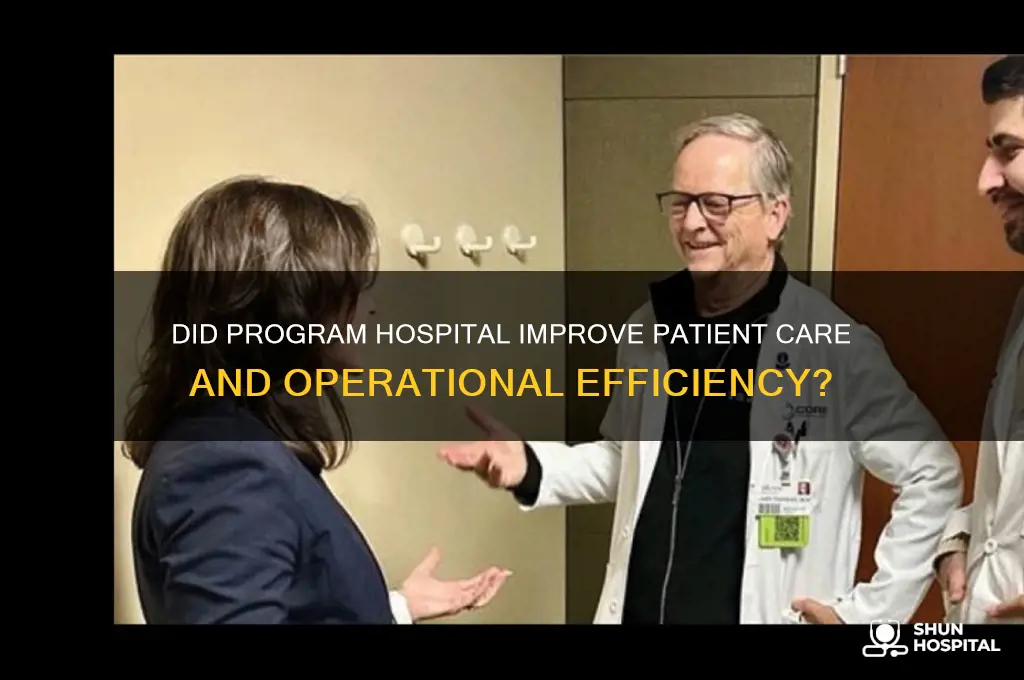 did program hospital
