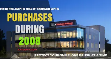 Regional Hospital's 2008 Capital Purchases: Significant Investments Revealed