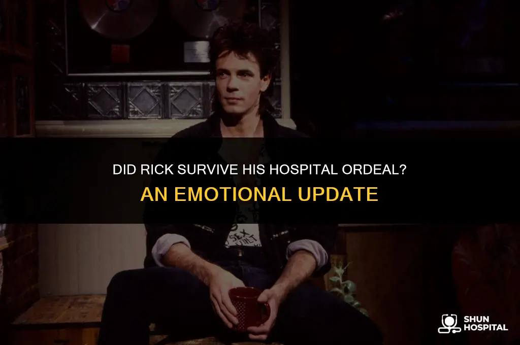 did rick die in the hospital
