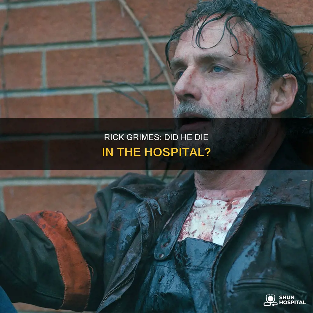 did rick grimes die in the hospital