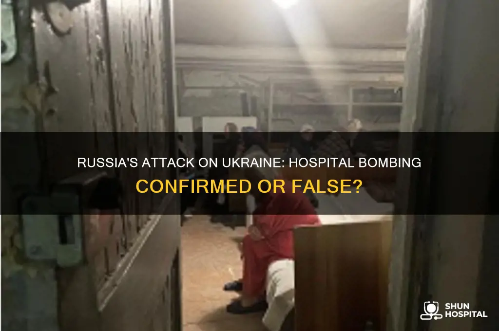 did russia bomb ukraine hospital