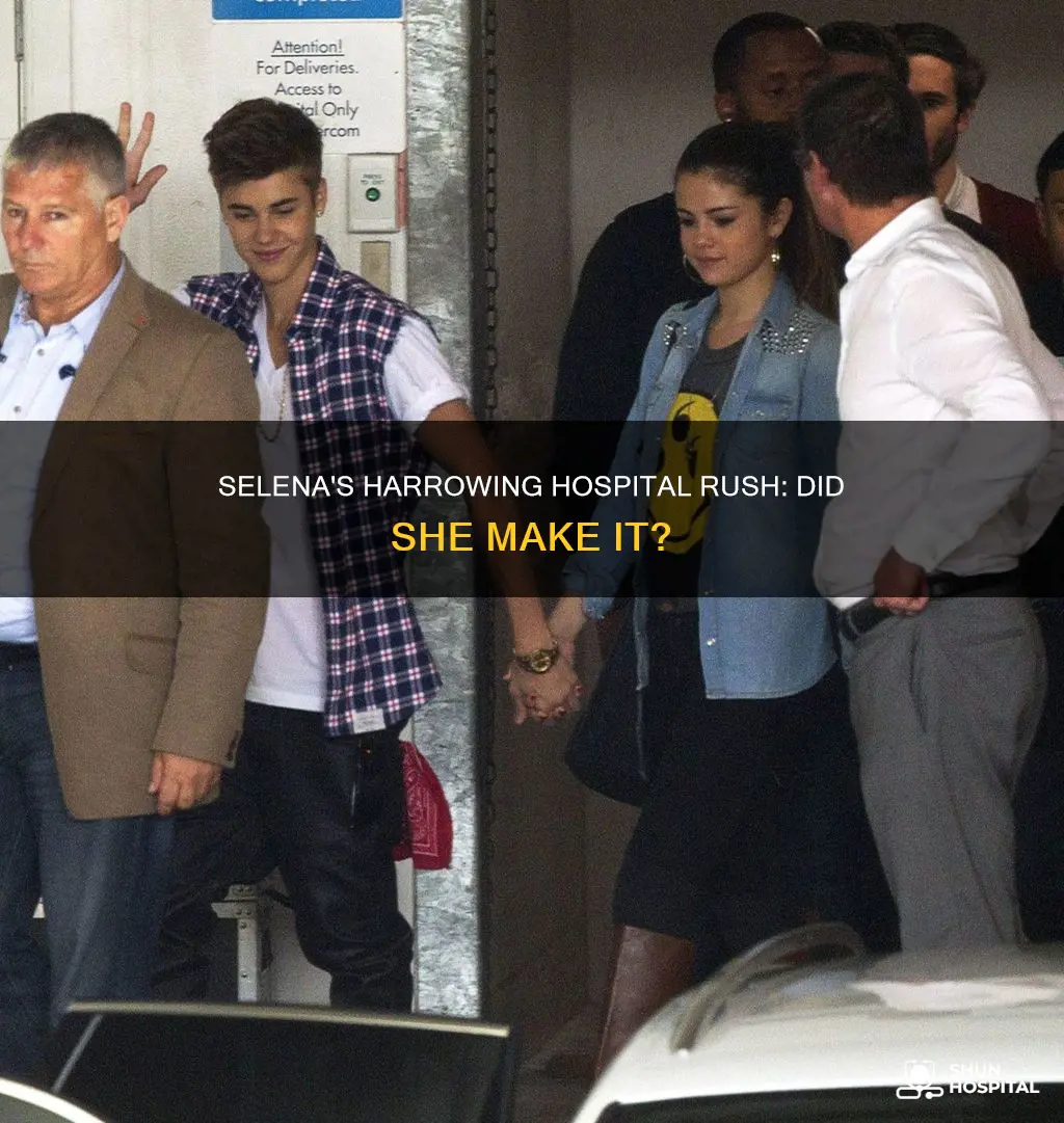 did selena make it to the hospital