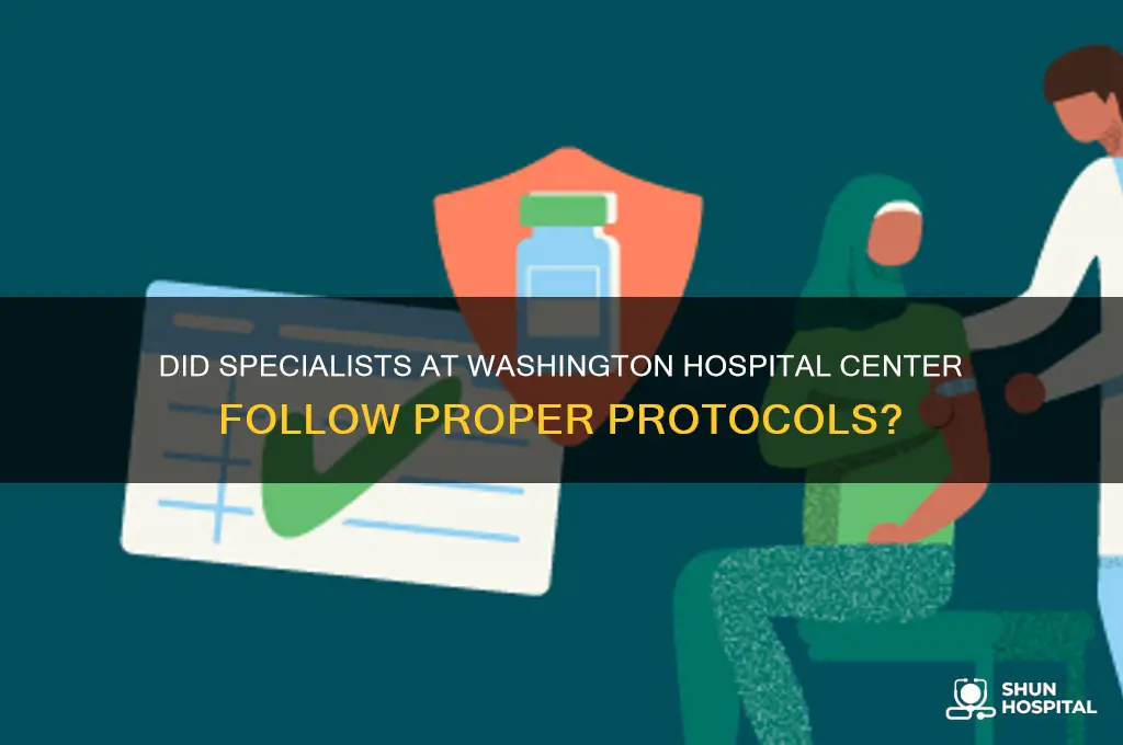 did specialists washington hospital center