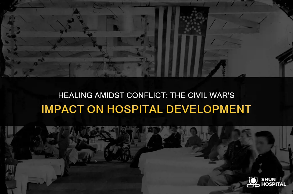 did the civil war create hospitals