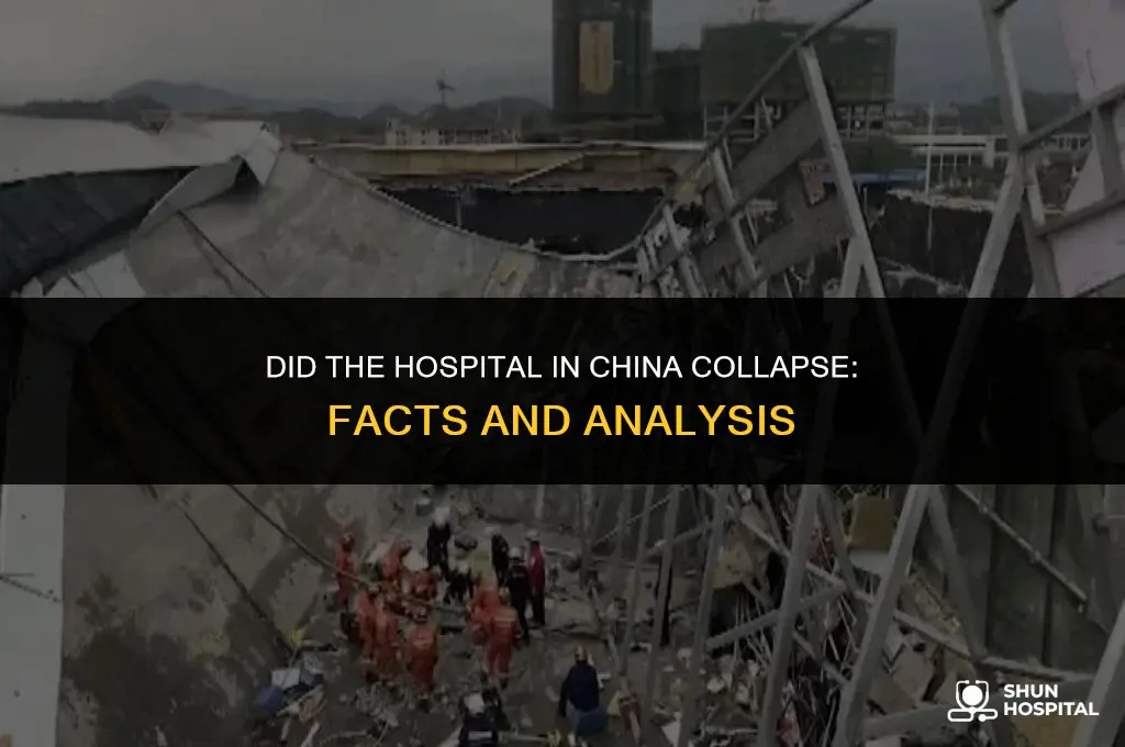 did the hospital in china collapse