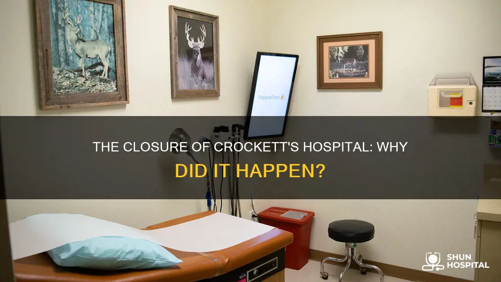 did the hospital in crockett texas close