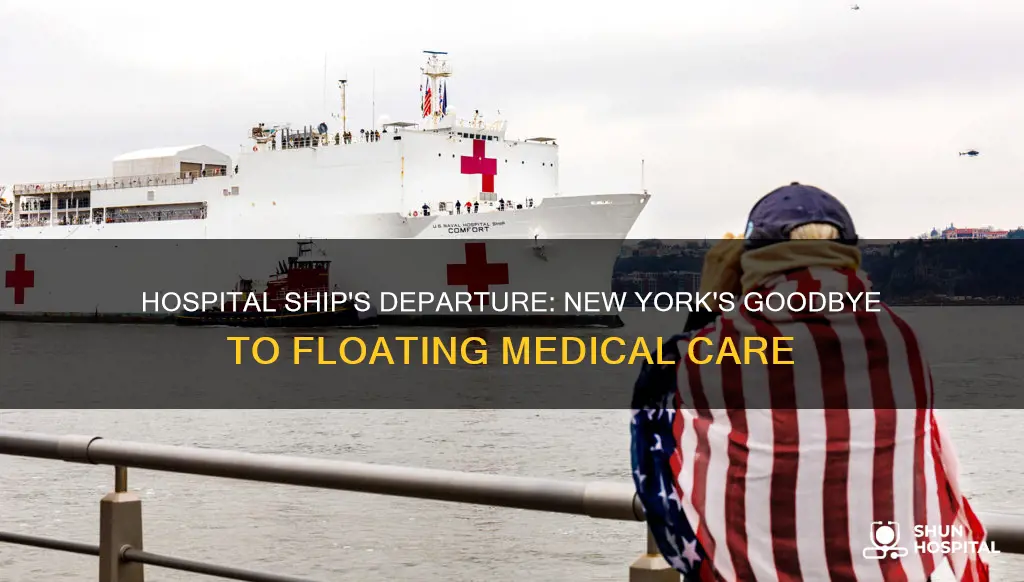 did the hospital ship leave new york