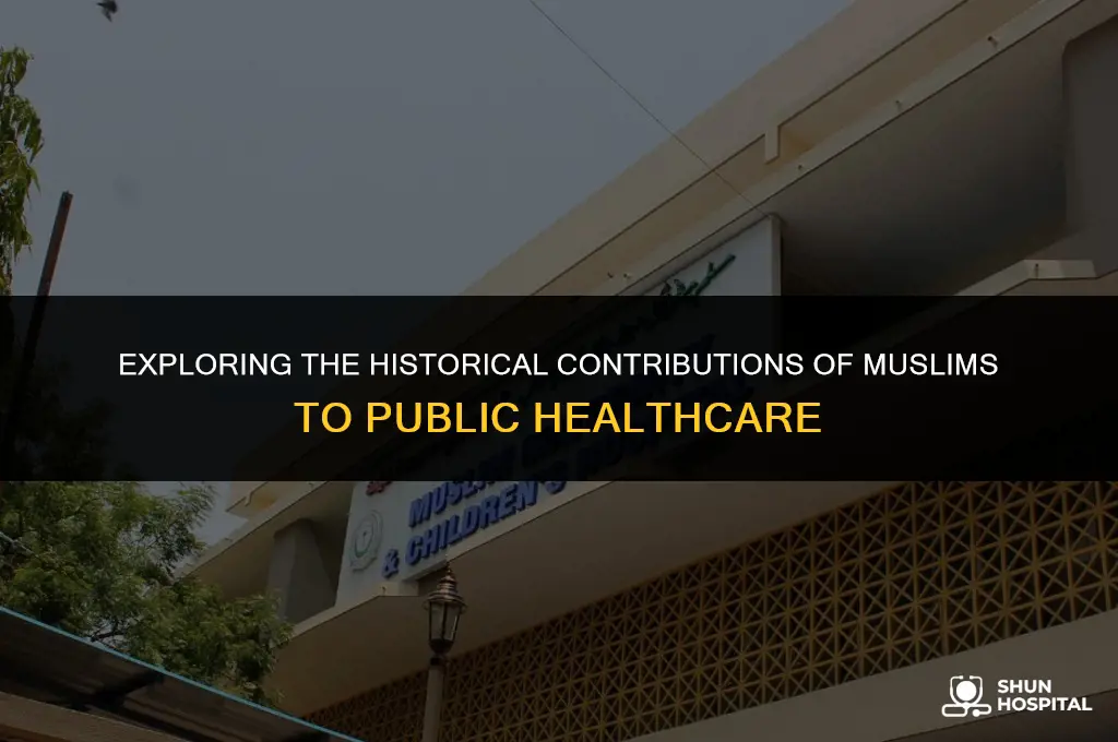did the muslims build public hospitals