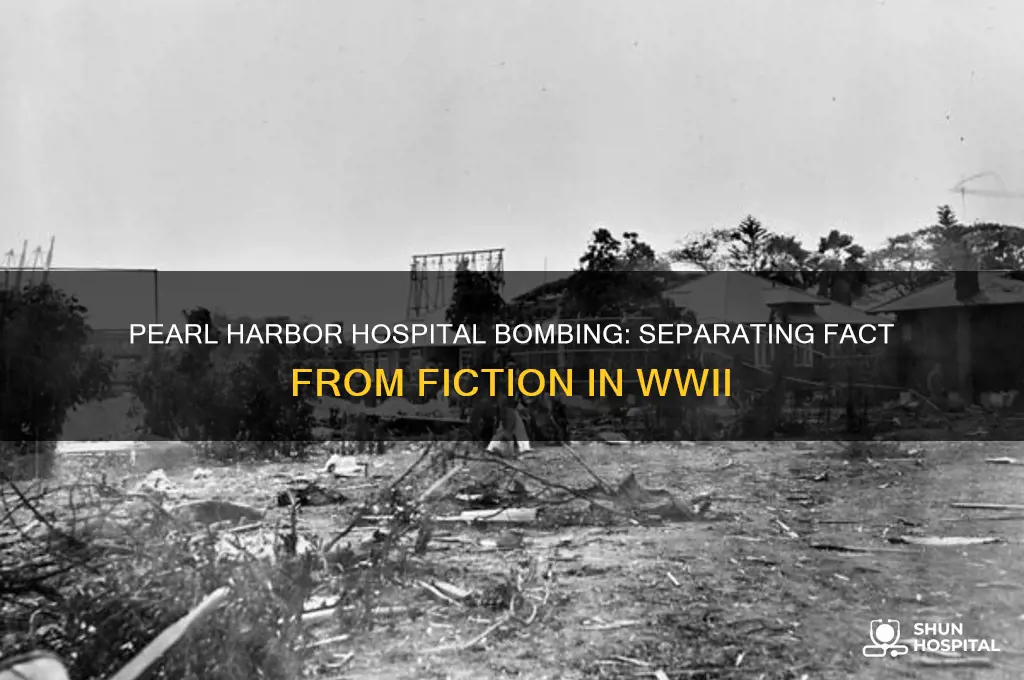 did the planes bomb the hospital at pearl harbor