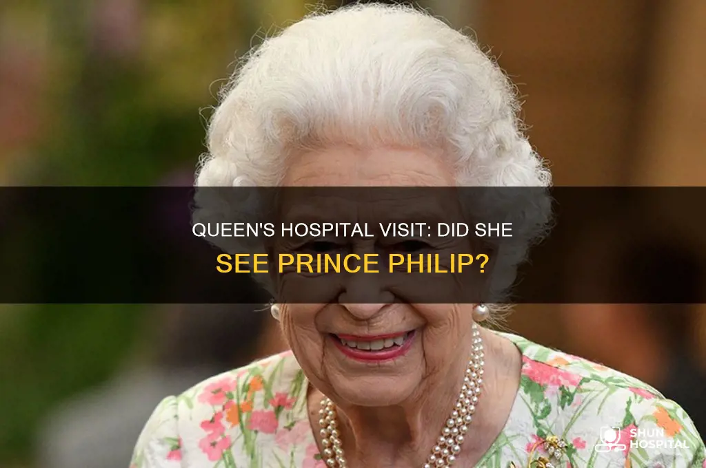did the queen visit prince philip in the hospital