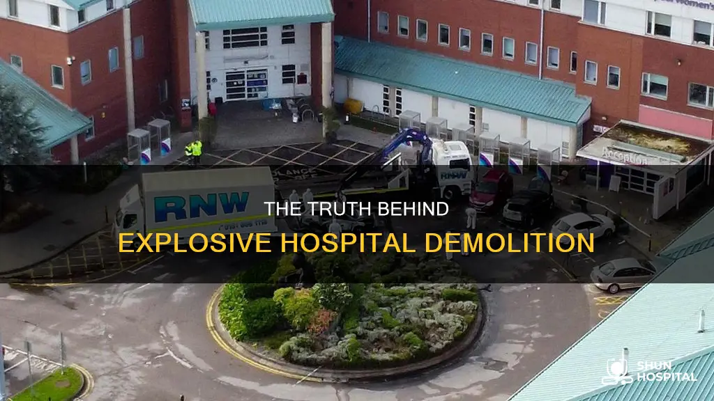 did they actually blow up a hospital