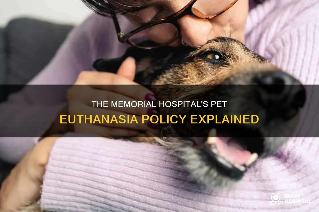 did they euthanize pets at memorial hospital