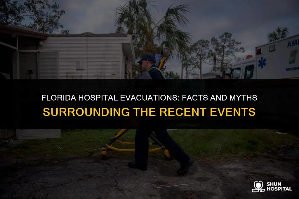 did they evacuate hospitals in florida