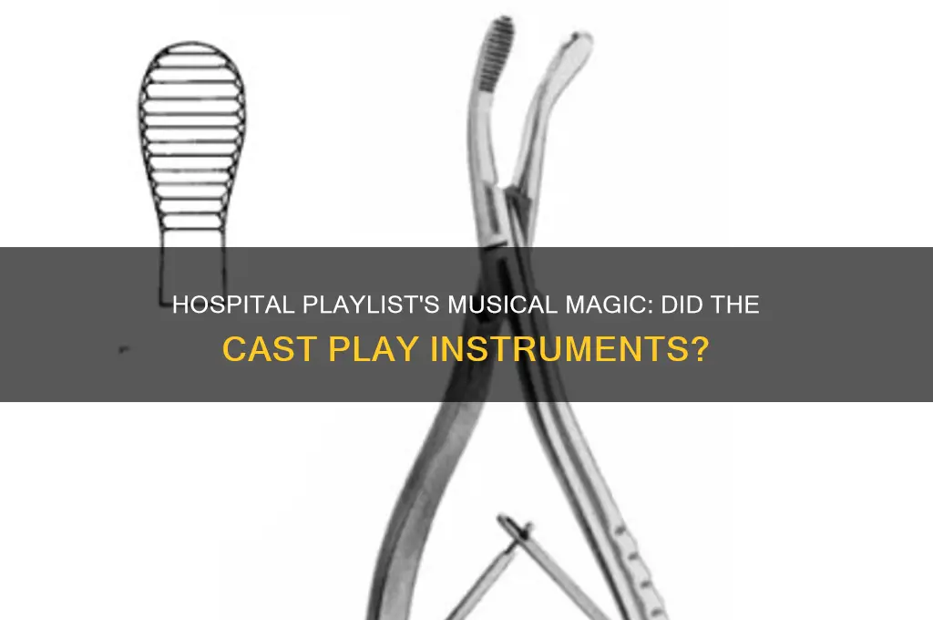did they really play the instruments in hospital playlist