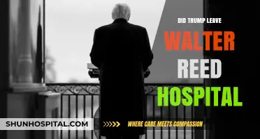 Trump's Departure from Walter Reed: A Timeline of Events