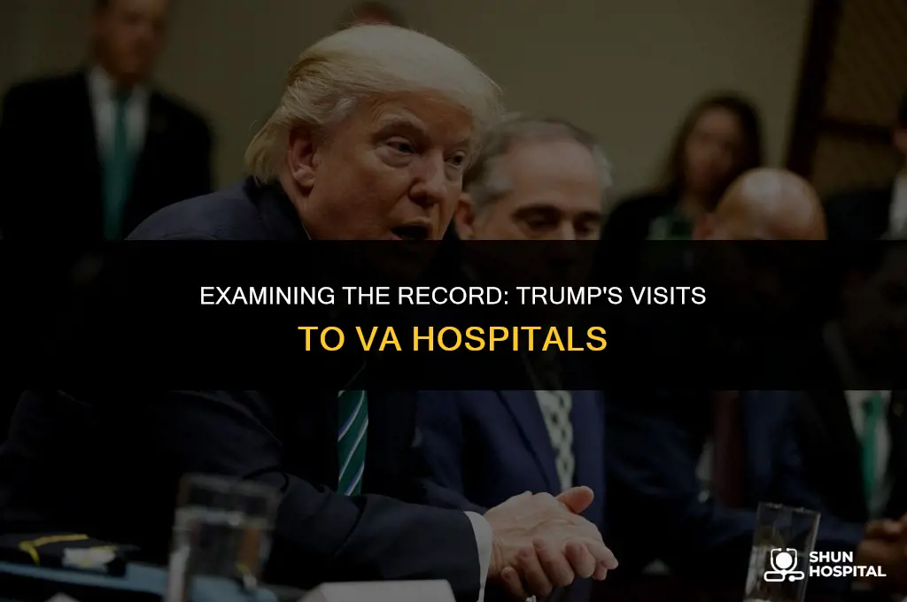 did trump visit a va hospital