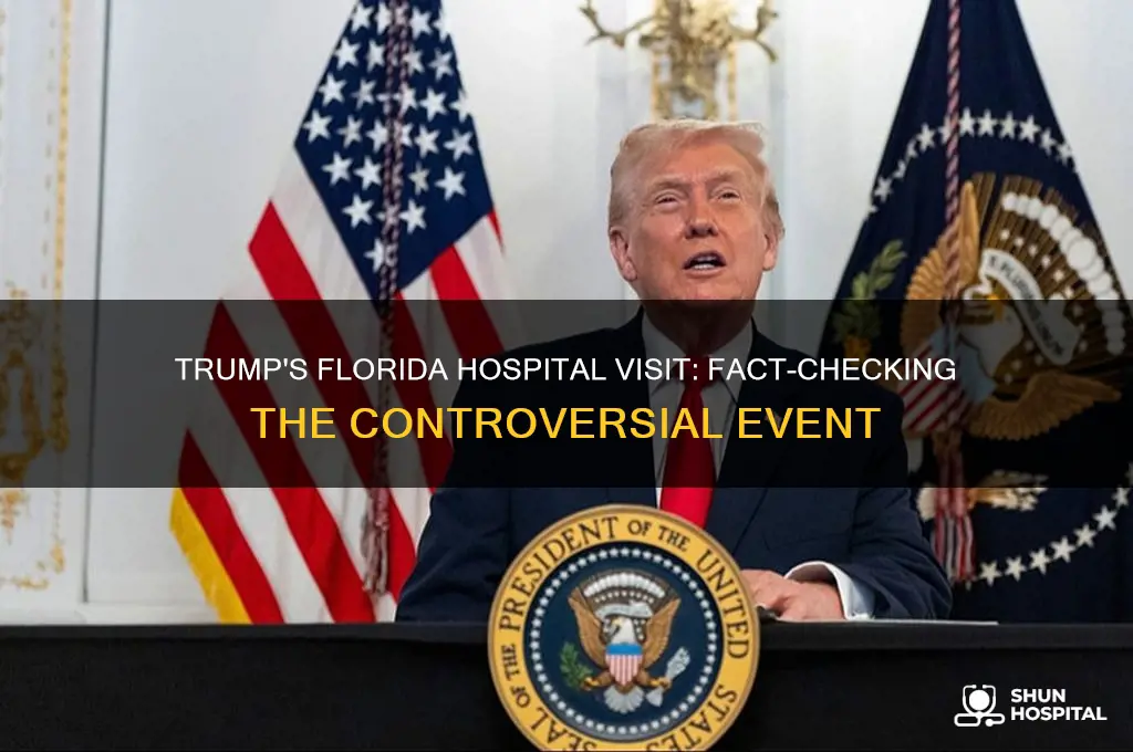 did trump visit florida hospital