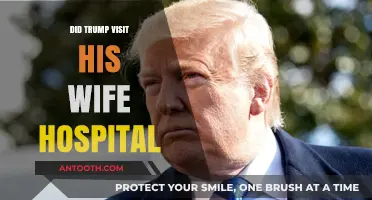 Former President Trump Visits Wife Melania at Hospital