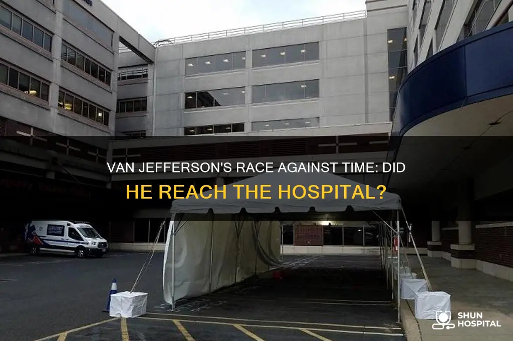 did van jefferson make it to the hospital in time