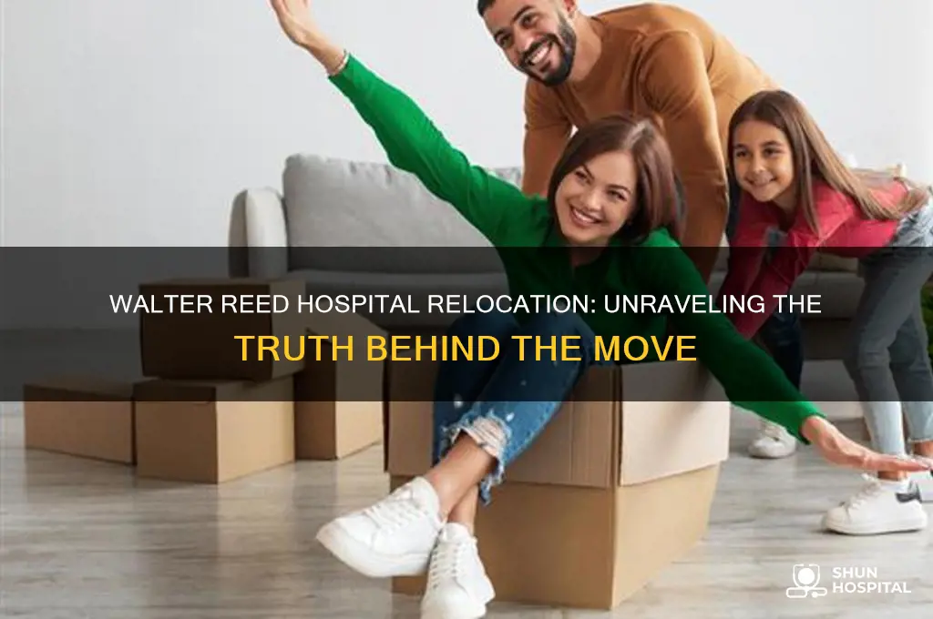 did walter reed hospital move
