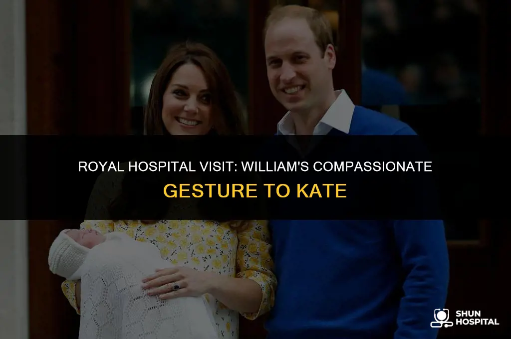 did william visit kate in hospital