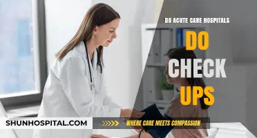 Acute Care Hospitals: Check-ups or Emergency Care?