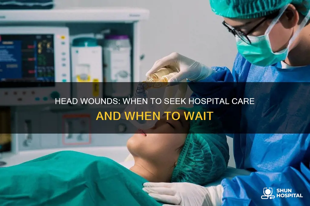 do all head wounds require a visit to the hospital