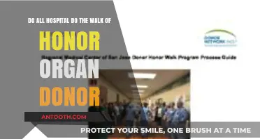 Honoring Organ Donors: Do All Hospitals Perform the Walk of Honor?