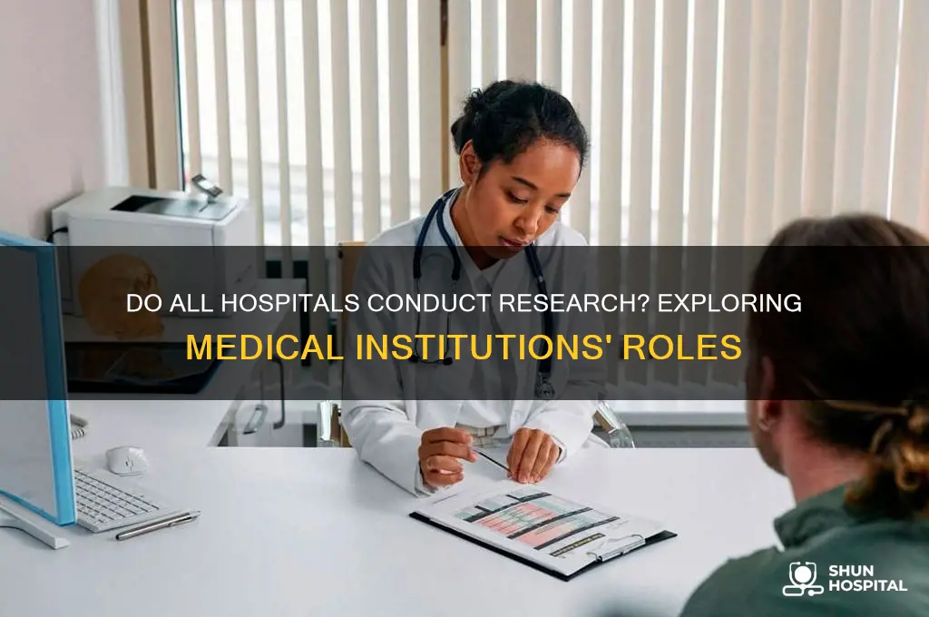 do all hospitals do research
