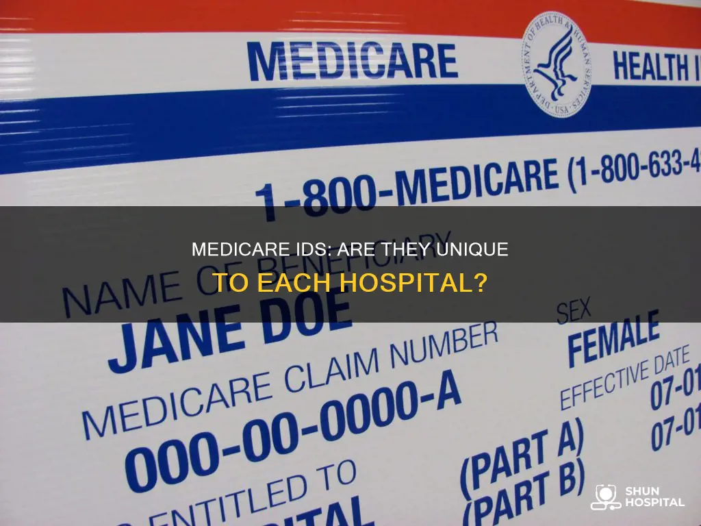 do all hospitals have a medicaire id
