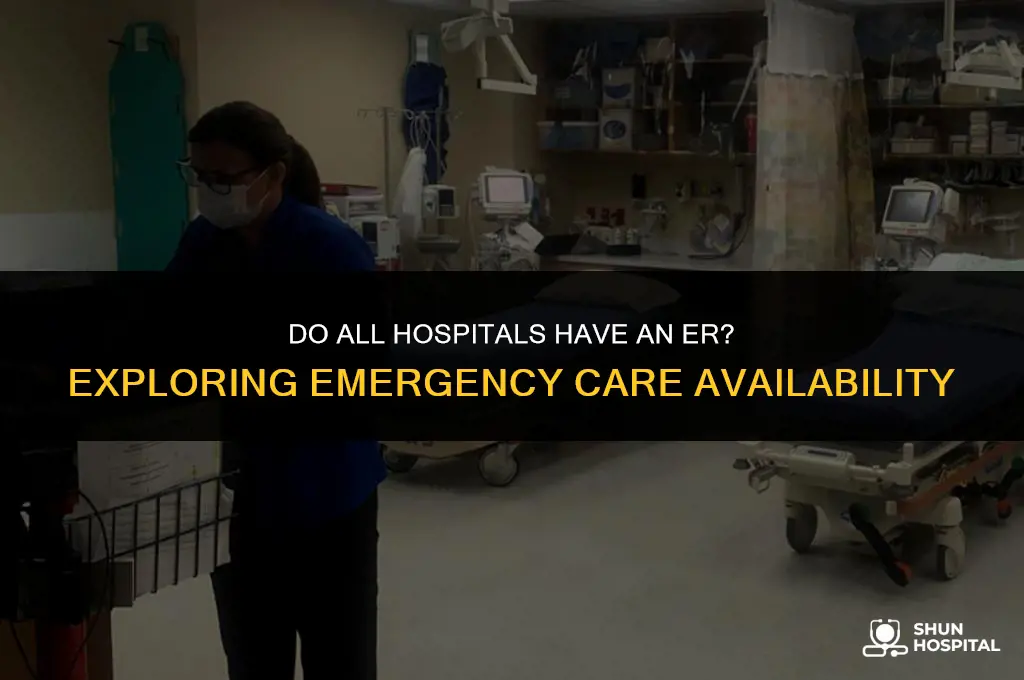 do all hospitals have an er