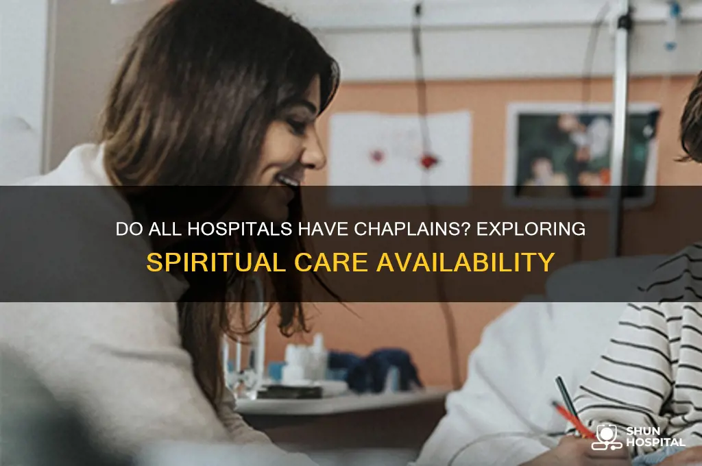 do all hospitals have chaplains