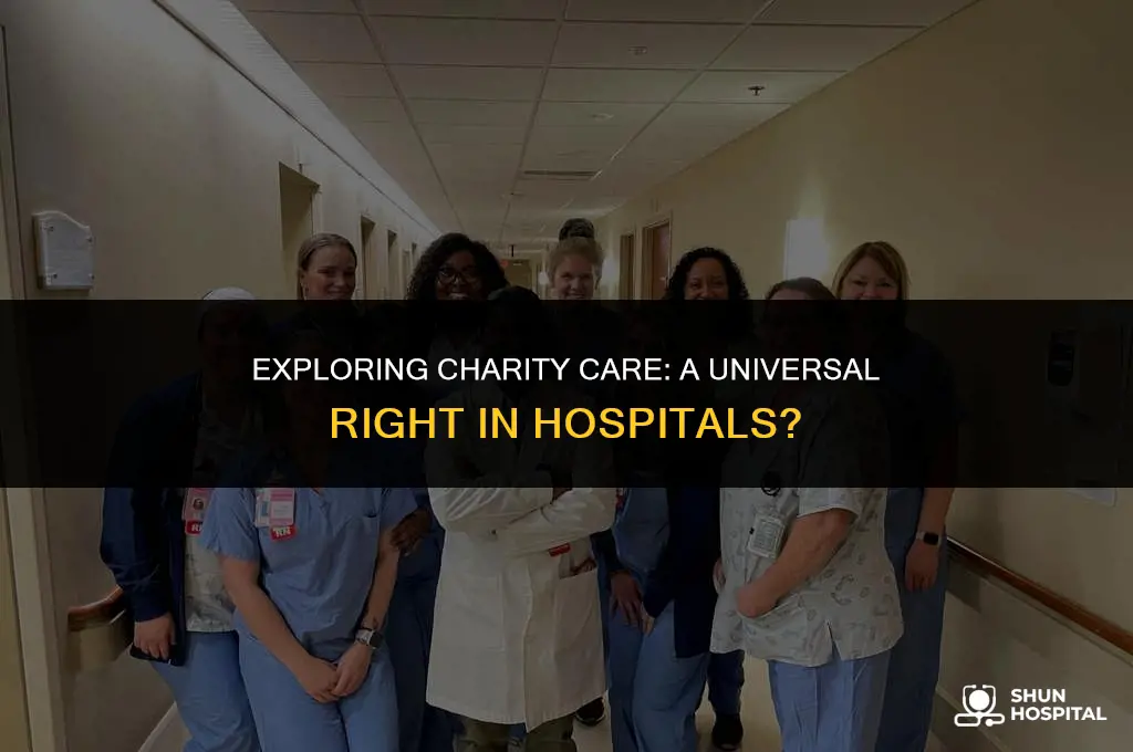do all hospitals have charity care
